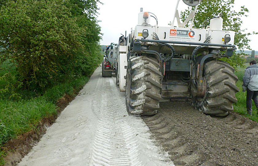 Kaltrecycling Wirtschaftsweg Habelsee