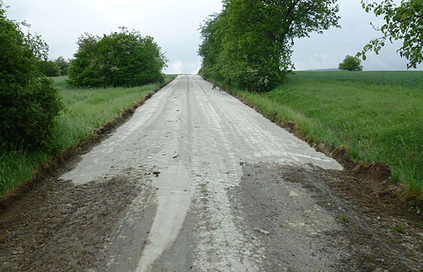 Kaltrecycling Wirtschaftsweg Habelsee